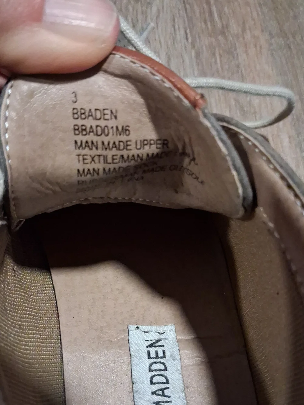 3 Men's Gray Steve Madden Lace-Up Casual Shoes